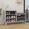 Stella Homewares Shoe Cabinet Grey Sonoma 102x36x60 cm Engineered Wood
