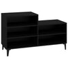 Stella Homewares Shoe Cabinet Black 102x36x60 cm Engineered Wood