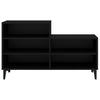 Stella Homewares Shoe Cabinet Black 102x36x60 cm Engineered Wood