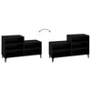 Stella Homewares Shoe Cabinet Black 102x36x60 cm Engineered Wood