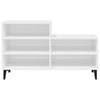 Stella Homewares Shoe Cabinet High Gloss White 102x36x60 cm Engineered Wood