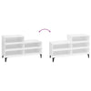 Stella Homewares Shoe Cabinet High Gloss White 102x36x60 cm Engineered Wood