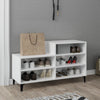 Stella Homewares Shoe Cabinet High Gloss White 102x36x60 cm Engineered Wood