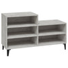 Stella Homewares Shoe Cabinet Concrete Grey 102x36x60 cm Engineered Wood