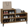 Stella Homewares Shoe Cabinet Smoked Oak 102x36x60 cm Engineered Wood