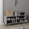 Stella Homewares Shoe Cabinet Grey Sonoma 102x36x60 cm Engineered Wood