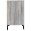 Stella Homewares Shoe Cabinet Grey Sonoma 102x36x60 cm Engineered Wood