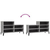 Stella Homewares Shoe Cabinet Grey Sonoma 102x36x60 cm Engineered Wood
