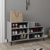 Stella Homewares Shoe Cabinet Grey Sonoma 102x36x60 cm Engineered Wood