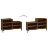 Stella Homewares Shoe Cabinet Brown Oak 102x36x60 cm Engineered Wood
