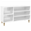 Stella Homewares Shoe Cabinet High Gloss White 102x36x60 cm Engineered Wood