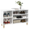 Stella Homewares Shoe Cabinet High Gloss White 102x36x60 cm Engineered Wood