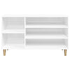 Stella Homewares Shoe Cabinet High Gloss White 102x36x60 cm Engineered Wood