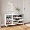 Stella Homewares Shoe Cabinet High Gloss White 102x36x60 cm Engineered Wood
