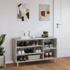 Stella Homewares Shoe Cabinet Concrete Grey 102x36x60 cm Engineered Wood
