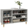 Stella Homewares Shoe Cabinet Concrete Grey 102x36x60 cm Engineered Wood