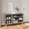 Stella Homewares Shoe Cabinet Concrete Grey 102x36x60 cm Engineered Wood