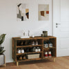 Stella Homewares Shoe Cabinet Smoked Oak 102x36x60 cm Engineered Wood