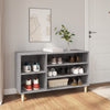 Stella Homewares Shoe Cabinet Grey Sonoma 102x36x60 cm Engineered Wood