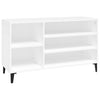Stella Homewares Shoe Cabinet White 102x36x60 cm Engineered Wood