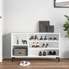 Stella Homewares Shoe Cabinet White 102x36x60 cm Engineered Wood