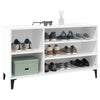 Stella Homewares Shoe Cabinet White 102x36x60 cm Engineered Wood