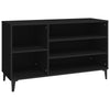 Stella Homewares Shoe Cabinet Black 102x36x60 cm Engineered Wood