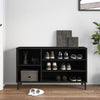 Stella Homewares Shoe Cabinet Black 102x36x60 cm Engineered Wood
