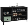 Stella Homewares Shoe Cabinet Black 102x36x60 cm Engineered Wood