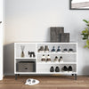 Stella Homewares Shoe Cabinet High Gloss White 102x36x60 cm Engineered Wood