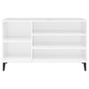 Stella Homewares Shoe Cabinet High Gloss White 102x36x60 cm Engineered Wood