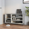 Stella Homewares Shoe Cabinet Concrete Grey 102x36x60 cm Engineered Wood
