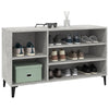 Stella Homewares Shoe Cabinet Concrete Grey 102x36x60 cm Engineered Wood