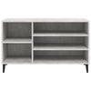 Stella Homewares Shoe Cabinet Concrete Grey 102x36x60 cm Engineered Wood