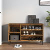 Stella Homewares Shoe Cabinet Smoked Oak 102x36x60 cm Engineered Wood