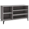 Stella Homewares Shoe Cabinet Grey Sonoma 102x36x60 cm Engineered Wood