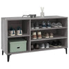 Stella Homewares Shoe Cabinet Grey Sonoma 102x36x60 cm Engineered Wood