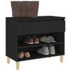 Stella Homewares Shoe Cabinet Black 70x36x60 cm Engineered Wood