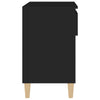 Stella Homewares Shoe Cabinet Black 70x36x60 cm Engineered Wood