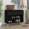 Stella Homewares Shoe Cabinet Black 70x36x60 cm Engineered Wood