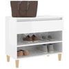 Stella Homewares Shoe Cabinet High Gloss White 70x36x60 cm Engineered Wood