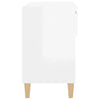 Stella Homewares Shoe Cabinet High Gloss White 70x36x60 cm Engineered Wood