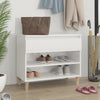Stella Homewares Shoe Cabinet High Gloss White 70x36x60 cm Engineered Wood