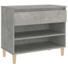 Stella Homewares Shoe Cabinet Concrete Grey 70x36x60 cm Engineered Wood