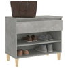 Stella Homewares Shoe Cabinet Concrete Grey 70x36x60 cm Engineered Wood