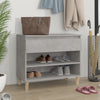 Stella Homewares Shoe Cabinet Concrete Grey 70x36x60 cm Engineered Wood