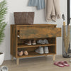 Stella Homewares Shoe Cabinet Smoked Oak 70x36x60 cm Engineered Wood