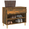 Stella Homewares Shoe Cabinet Smoked Oak 70x36x60 cm Engineered Wood