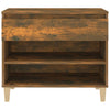Stella Homewares Shoe Cabinet Smoked Oak 70x36x60 cm Engineered Wood