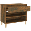 Stella Homewares Shoe Cabinet Smoked Oak 70x36x60 cm Engineered Wood